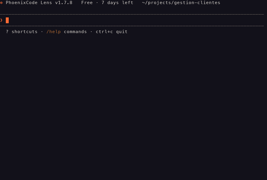 PhoenixCode Lens scanning a Delphi project: the interactive session, the scan progress and the summary table with node, edge and lines-of-code counts